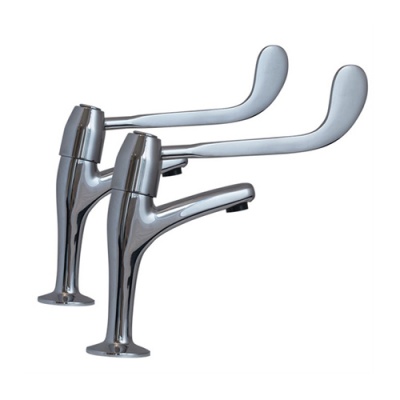 Hart Performa Levatap extended lever high neck sink taps